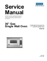 Viking Professional VGSO166 Service Manual preview