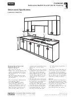 Preview for 3 page of Viking Professional VGSU103-4B Dimensions & Specifications