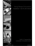 Preview for 1 page of Viking Professional VMOS200-SS Installation, Use & Care Manual