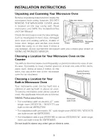 Preview for 6 page of Viking Professional VMOS200-SS Installation, Use & Care Manual