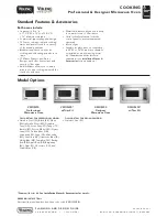 Viking Professional VMOS200 Specification Sheet preview