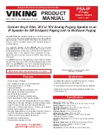 Preview for 1 page of Viking PSA-IP Product Manual