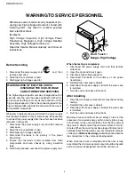 Предварительный просмотр 4 страницы Viking RDMOS201SS Service Manual