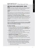 Preview for 11 page of Viking RVM320 Use And Care Manual