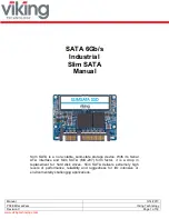 Viking Slim SATA Manual preview