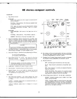 Preview for 5 page of Viking Stereo-Compact 88 Operation Manual