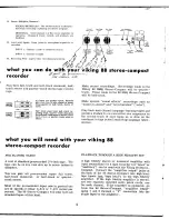 Preview for 6 page of Viking Stereo-Compact 88 Operation Manual