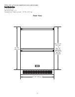 Предварительный просмотр 6 страницы Viking Undercounter/Freestanding Refrigerated Drawer Use & Installation Manual