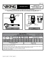 Preview for 3 page of Viking V-SD Technical Data Manual