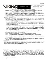 Preview for 19 page of Viking V-SD Technical Data Manual