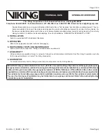 Preview for 23 page of Viking V-SD Technical Data Manual