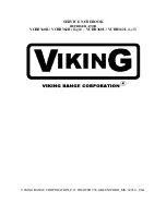 Viking VCBB360L Service Manual предпросмотр