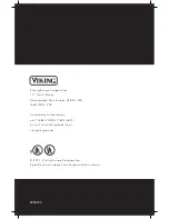 Preview for 16 page of Viking VCCM12 Use And Care Instructions Manual