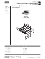 Preview for 2 page of Viking VCRT301-4B Series Specifications