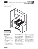 Предварительный просмотр 3 страницы Viking VDSC307-4B Series Specification Sheet