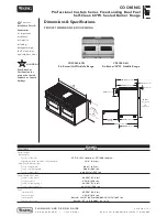 Preview for 2 page of Viking VDSC560 Specification Sheet