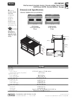 Предварительный просмотр 2 страницы Viking VDSC5606GQSS Specifications