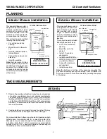 Предварительный просмотр 2 страницы Viking VERSAVENT RVDD330R Use & Care Information Manual