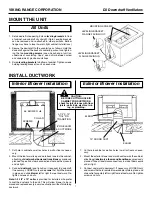 Preview for 7 page of Viking VERSAVENT RVDD330R Use & Care Information Manual