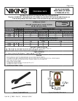 Preview for 3 page of Viking VK1001 Technical Data Manual