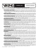 Preview for 10 page of Viking VK1001 Technical Data Manual