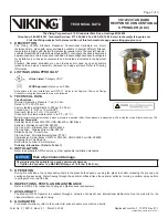 Предварительный просмотр 1 страницы Viking VK1202 Technical Data Manual