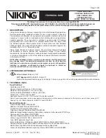 Preview for 1 page of Viking VK2843 Technical Data Manual