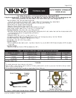 Предварительный просмотр 2 страницы Viking VK500 Technical Data Manual