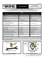 Предварительный просмотр 5 страницы Viking VK506 Technical Data