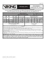 Preview for 5 page of Viking VK510 Technical Data Manual