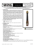 Viking VK512 Technical Data Manual preview