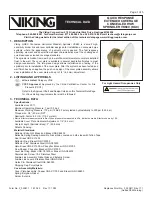 Preview for 1 page of Viking VK680 Technical Data