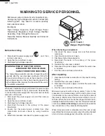 Предварительный просмотр 4 страницы Viking VMOS200AL Service Manual