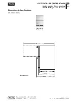 Предварительный просмотр 3 страницы Viking VRDO1240DSS Specification Sheet