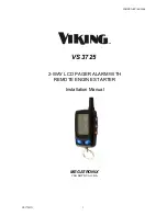 Viking VS 3725 Installation Manual preview