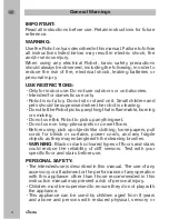 Preview for 4 page of Vileda VR 101 Use & Care Manual