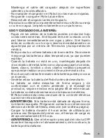 Preview for 41 page of Vileda VR 101 Use & Care Manual