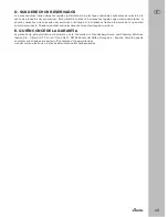 Preview for 49 page of Vileda VR 101 Use & Care Manual