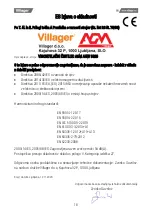 Предварительный просмотр 19 страницы Villager AGM AHW 9020 Original Instruction Manual