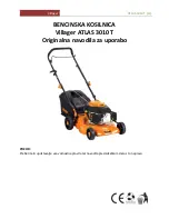 Предварительный просмотр 1 страницы Villager ATLAS 3010 T Original Instruction Manual