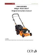 Предварительный просмотр 18 страницы Villager ATLAS 3010 T Original Instruction Manual