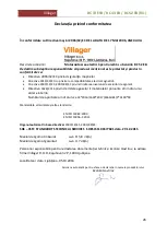 Preview for 159 page of Villager BC 33 ESB Original Instruction Manual