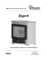 Preview for 1 page of Villager Esprit BK087 Installation Instructions Manual