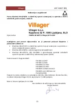 Предварительный просмотр 29 страницы Villager JGP 1100 F Original Instructions Manual