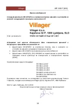 Предварительный просмотр 76 страницы Villager JGP 1100 F Original Instructions Manual