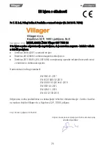 Preview for 27 page of Villager SSV 7050 RS Manual