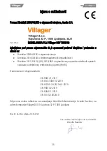 Preview for 137 page of Villager SSV 7050 RS Manual