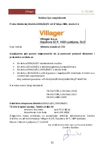 Preview for 95 page of Villager V 722 Original Instruction Manual