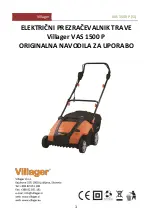 Предварительный просмотр 1 страницы Villager VAS 1500 P Instruction Manual