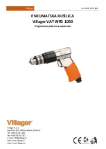 Предварительный просмотр 17 страницы Villager VAT WFD 1050 Original User Manual